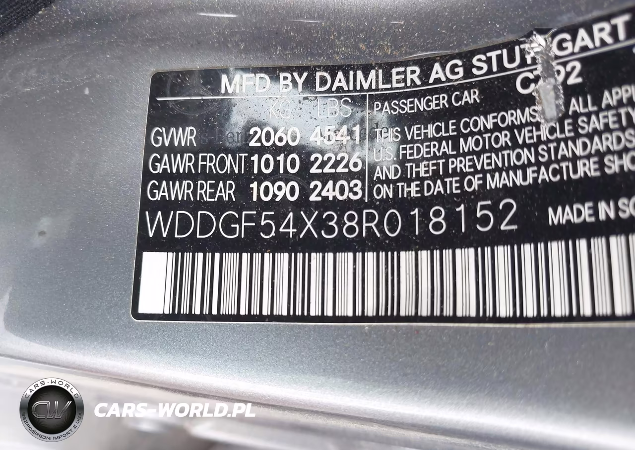 2008 Mercedes-Benz C 300 Sport VIN:WDDGF54X38R018152 - 9