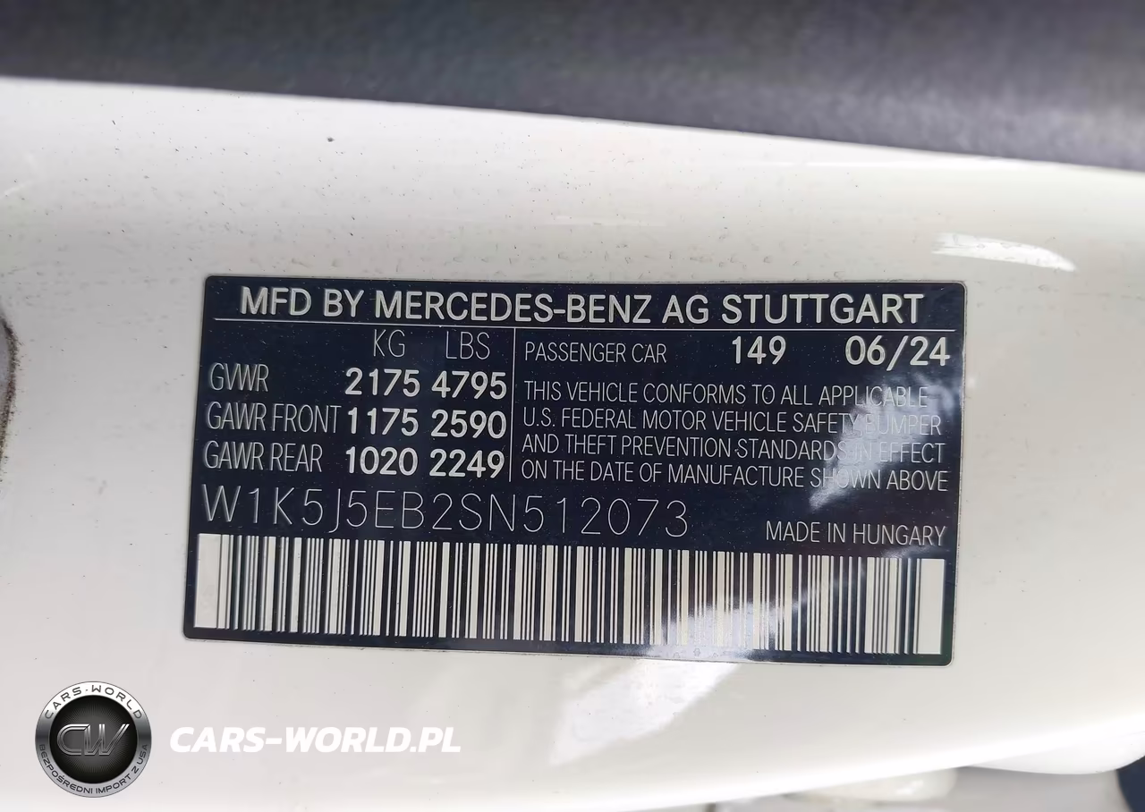 2025 Mercedes-Benz Amg Cla 45 4Matic VIN:W1K5J5EB2SN512073 - 9