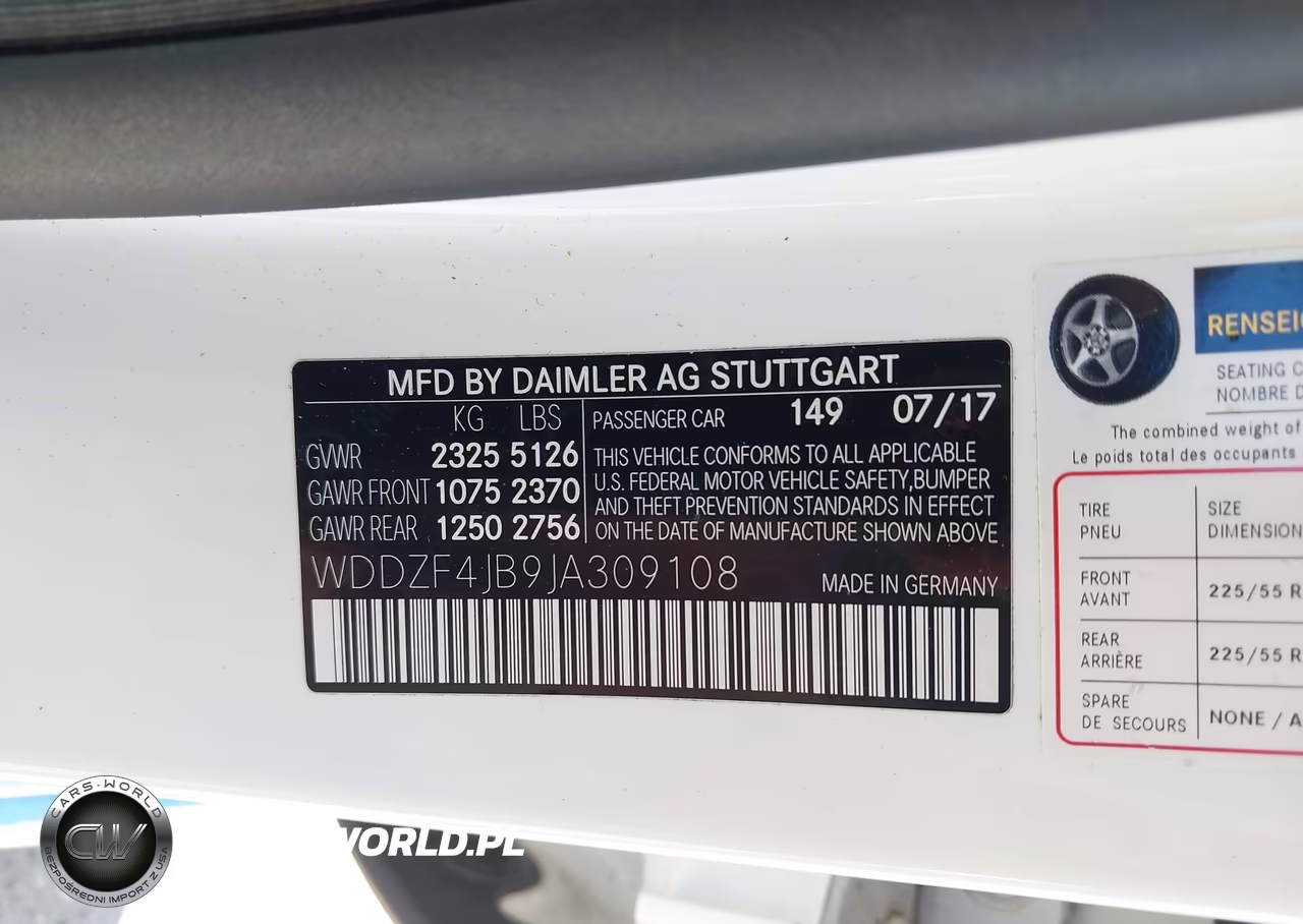 2018 Mercedes-Benz E 300 VIN:WDDZF4JB9JA309108 - 9