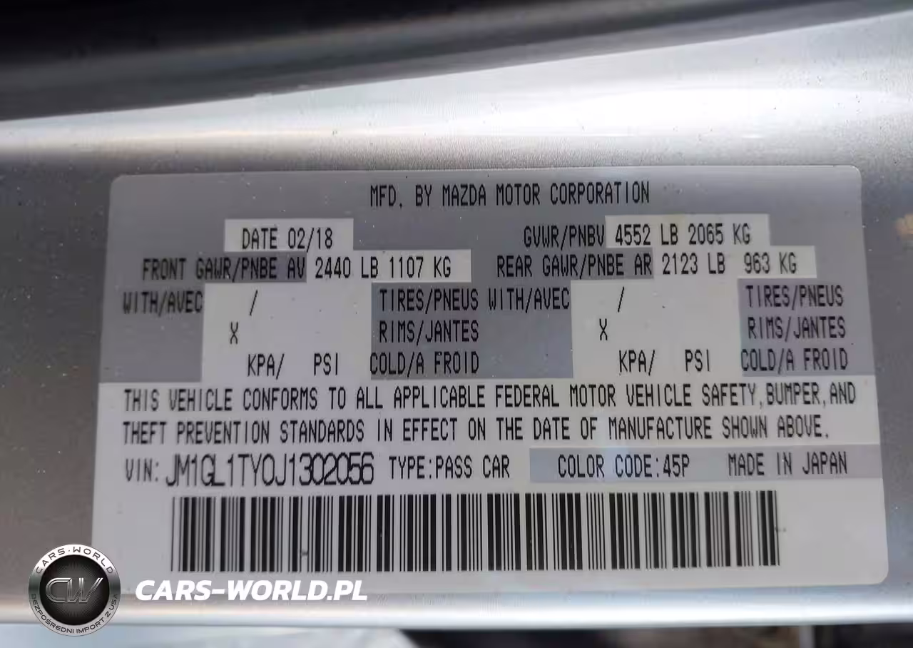2018 Mazda Mazda6 Grand Touring VIN:JM1GL1TY0J1302056 - 9