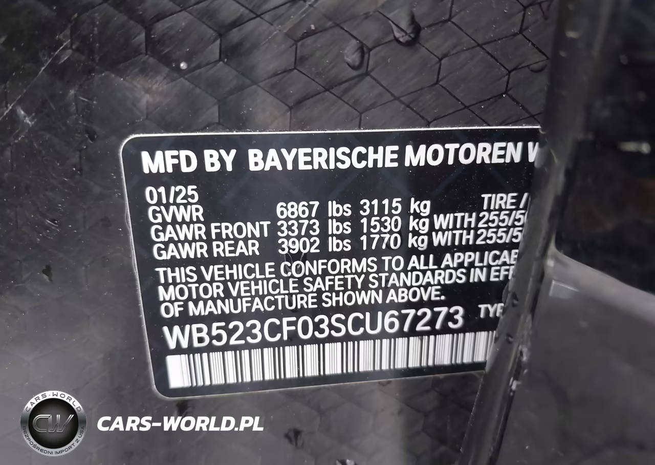 2025 BMW Ix xDrive50 VIN:WB523CF03SCU67273 - 9