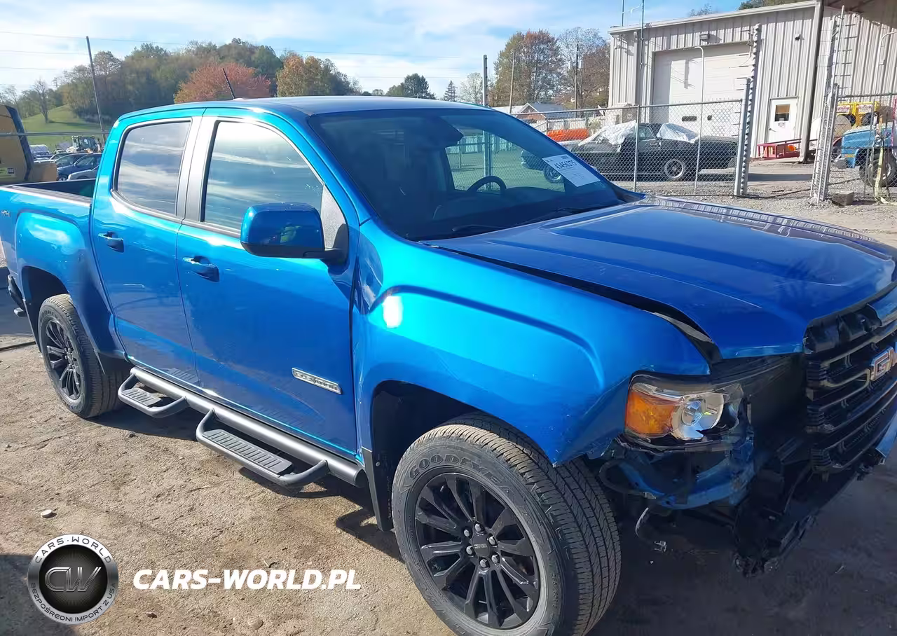 2021 GMC Canyon 4Wd Short Box Elevation