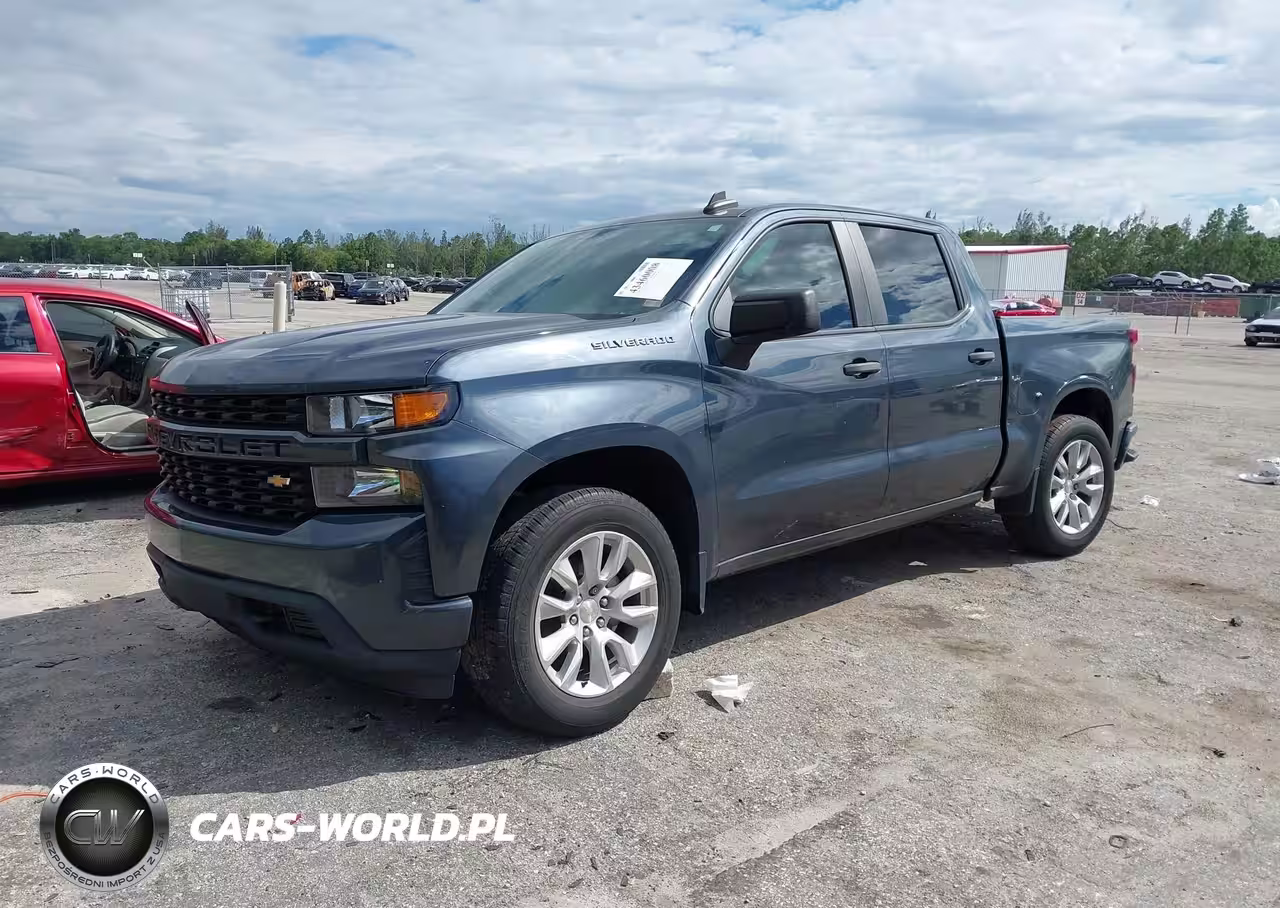 2021 Chevrolet Silverado 1500 2Wd Short Bed Custom VIN:1GCPWBEKXMZ249605 - 2