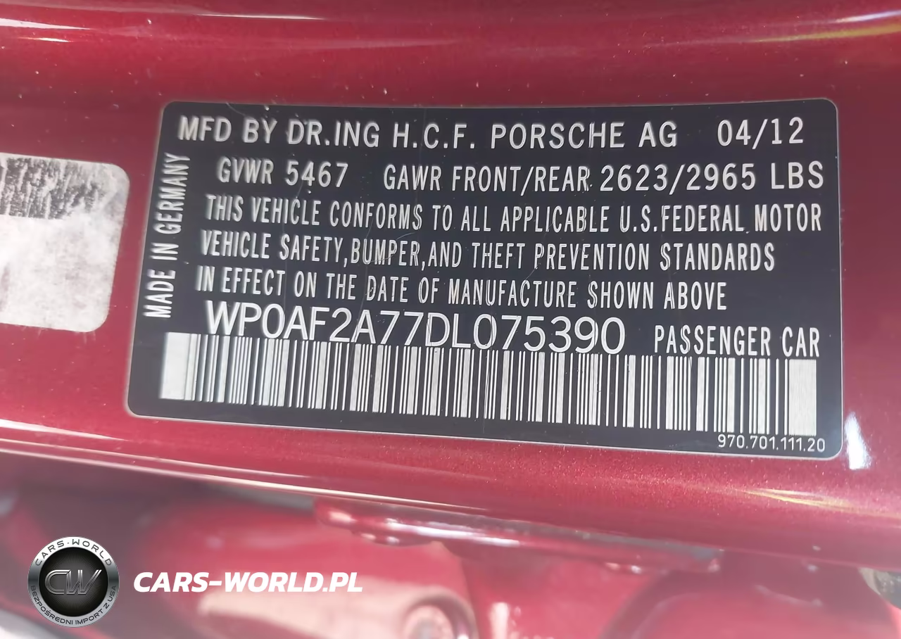 2013 Porsche Panamera Gts VIN:WP0AF2A77DL075390 - 9