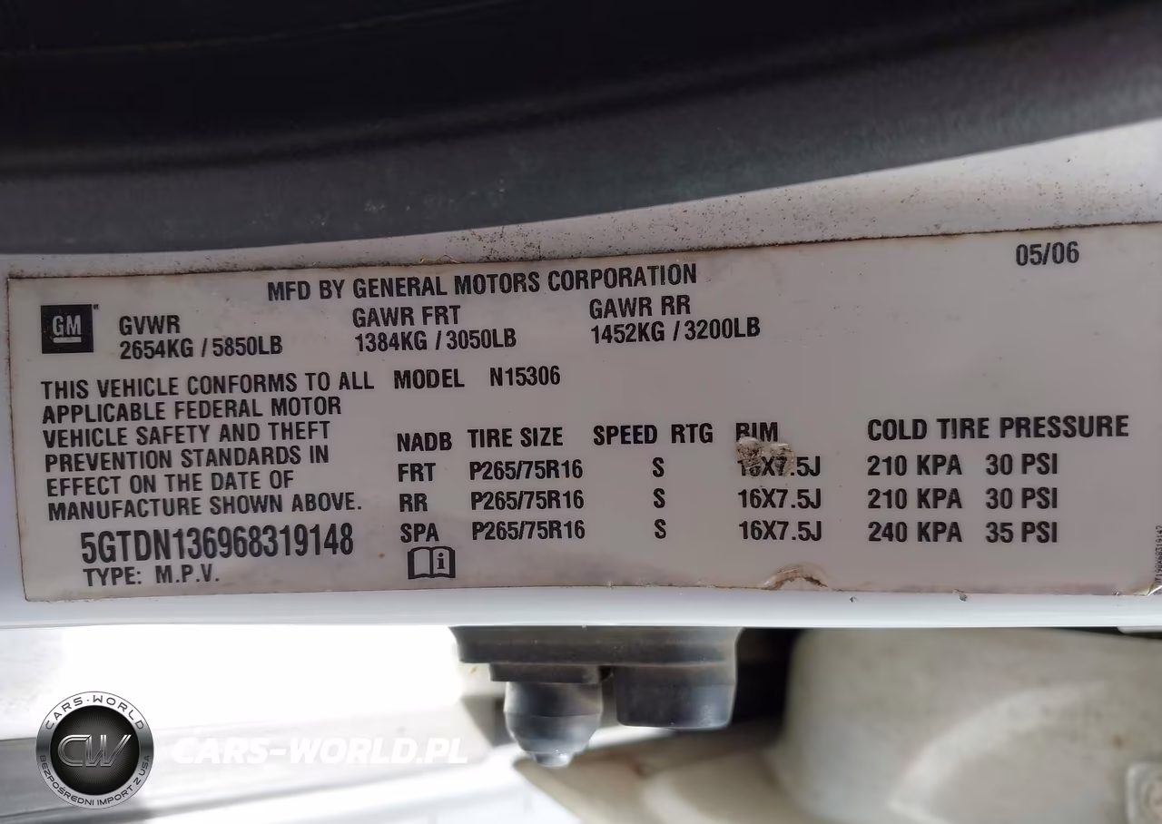 2006 Hummer H3 Suv VIN:5GTDN136968319148 - 9