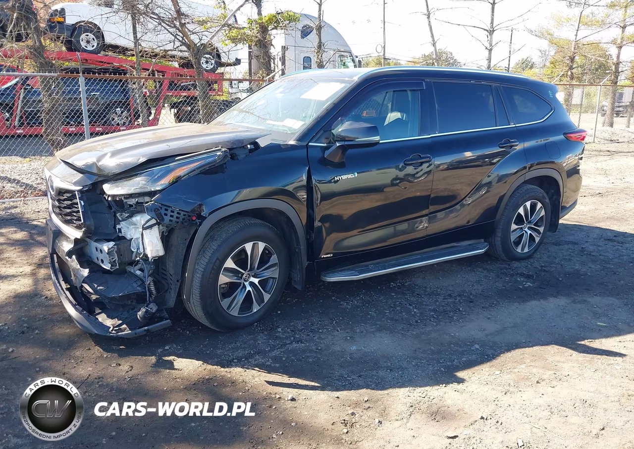 2021 Toyota Highlander Hybrid Xle VIN:5TDHBRCHXMS524648 - 2