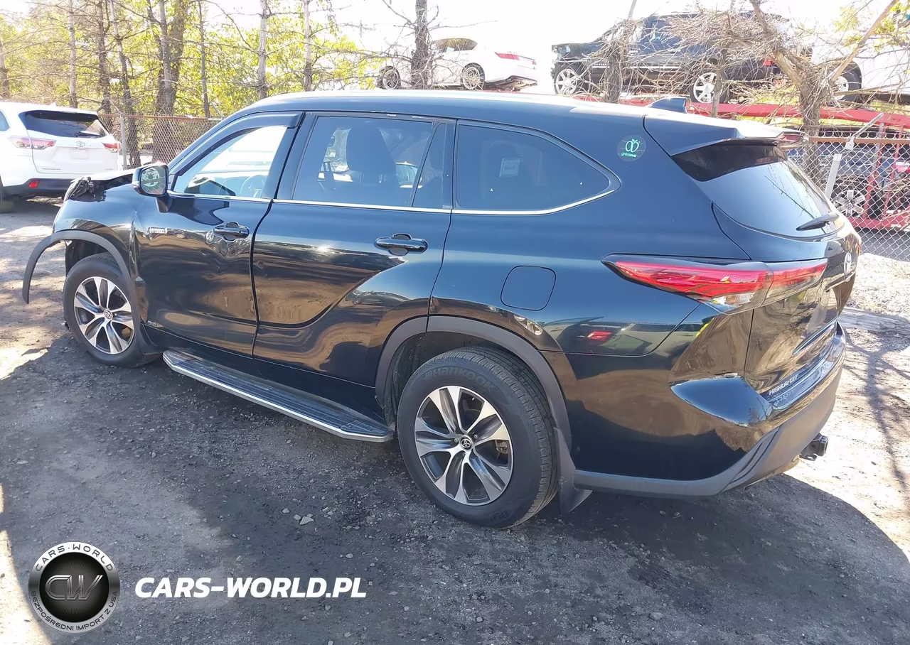 2021 Toyota Highlander Hybrid Xle VIN:5TDHBRCHXMS524648 - 3