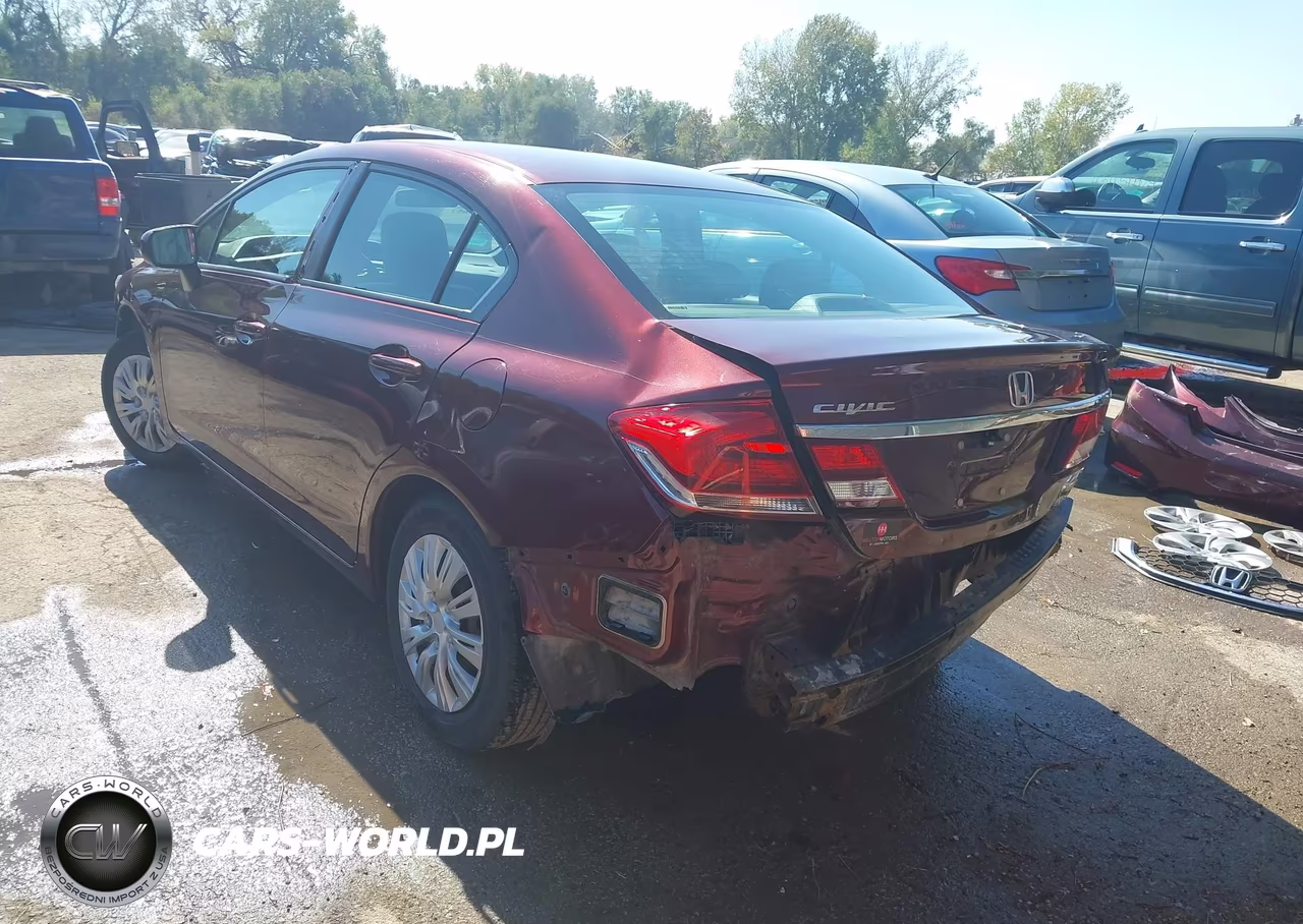 2015 Honda Civic Lx VIN:19XFB2F57FE091738 - 3