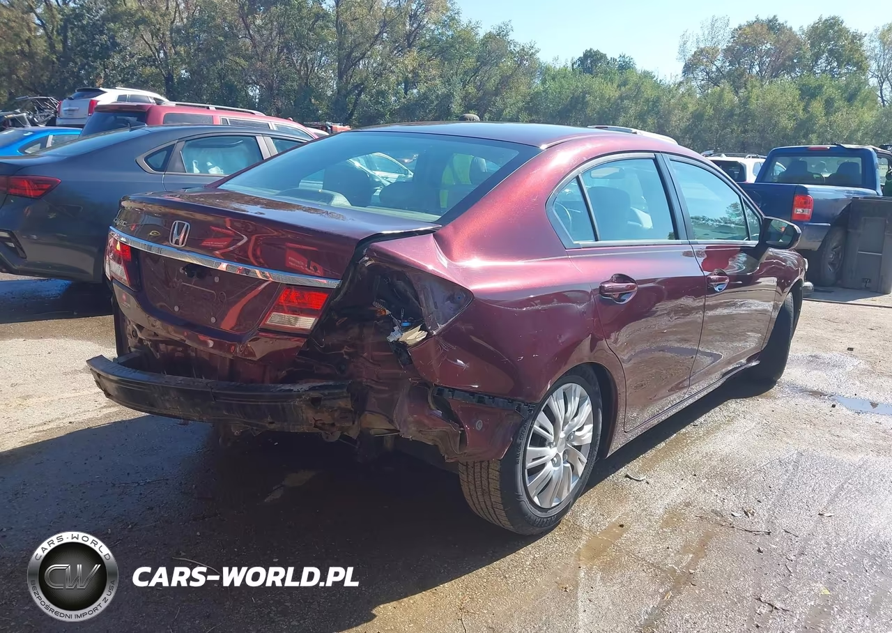 2015 Honda Civic Lx VIN:19XFB2F57FE091738 - 4