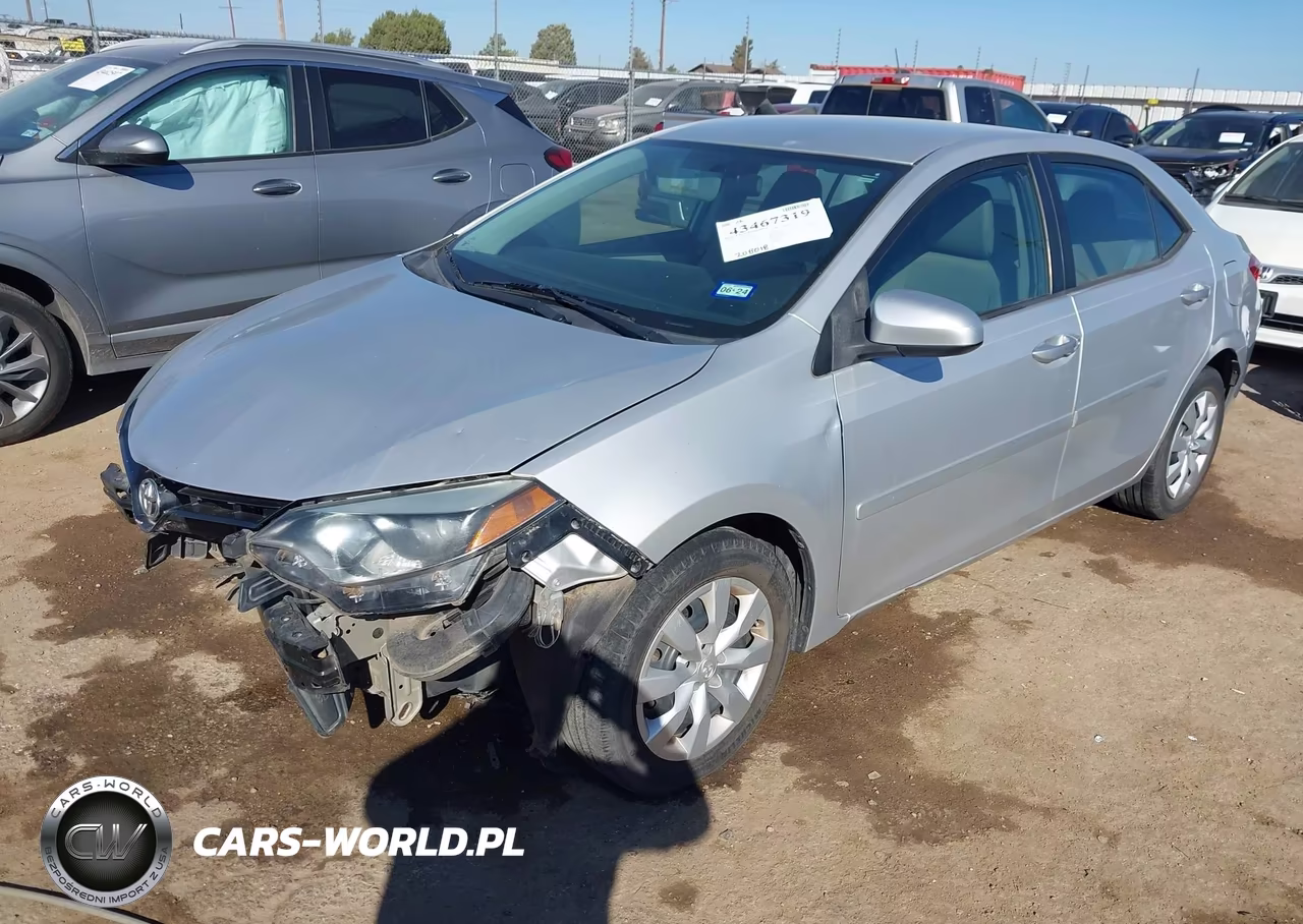 2015 Toyota Corolla Le VIN:5YFBURHE9FP298676 - 2