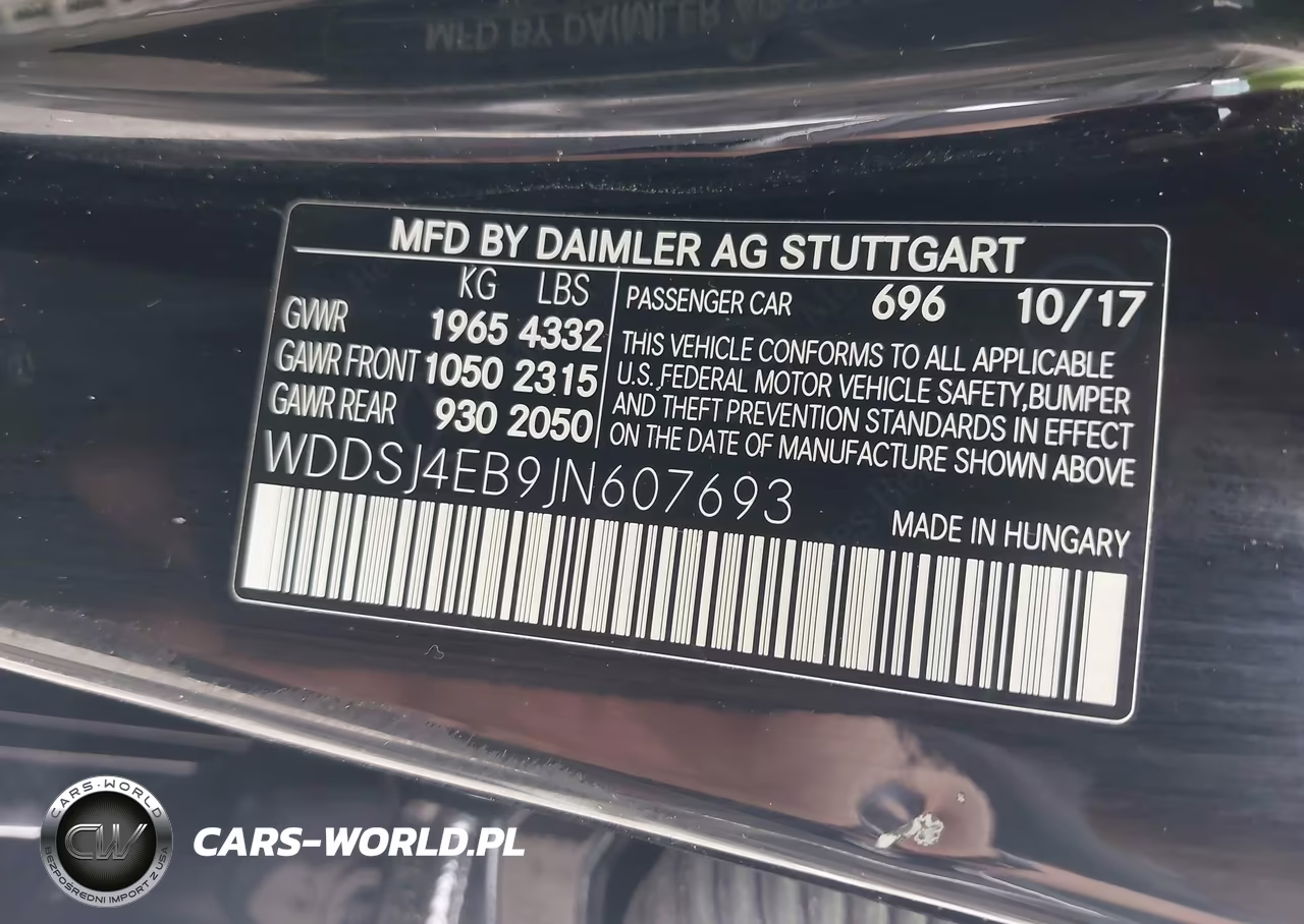 2018 Mercedes-Benz Cla 250 VIN:WDDSJ4EB9JN607693 - 9