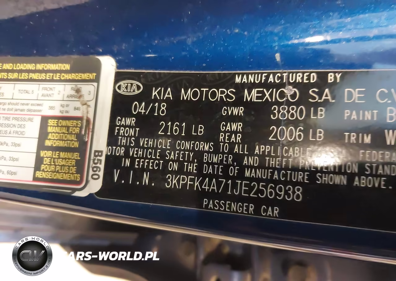 2018 Kia Forte Lx VIN:3KPFK4A71JE256938 - 9