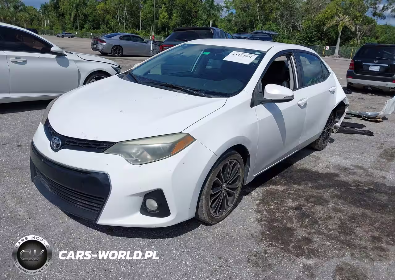 2015 Toyota Corolla S Plus VIN:2T1BURHE5FC464627 - 2