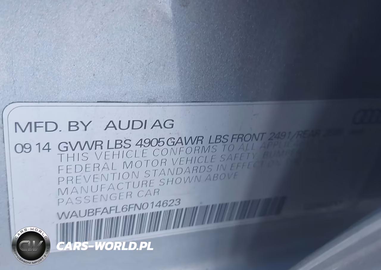 2015 Audi A4 2.0T Premium VIN:WAUBFAFL6FN014623 - 9