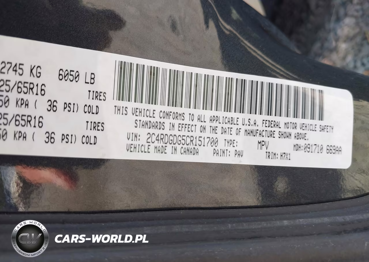 2012 Dodge Grand Caravan Crew VIN:2C4RDGDG5CR151700 - 9