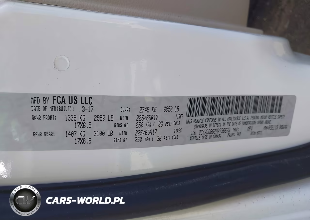 2017 Dodge Grand Caravan Se VIN:2C4RDGBG2HR736678 - 9