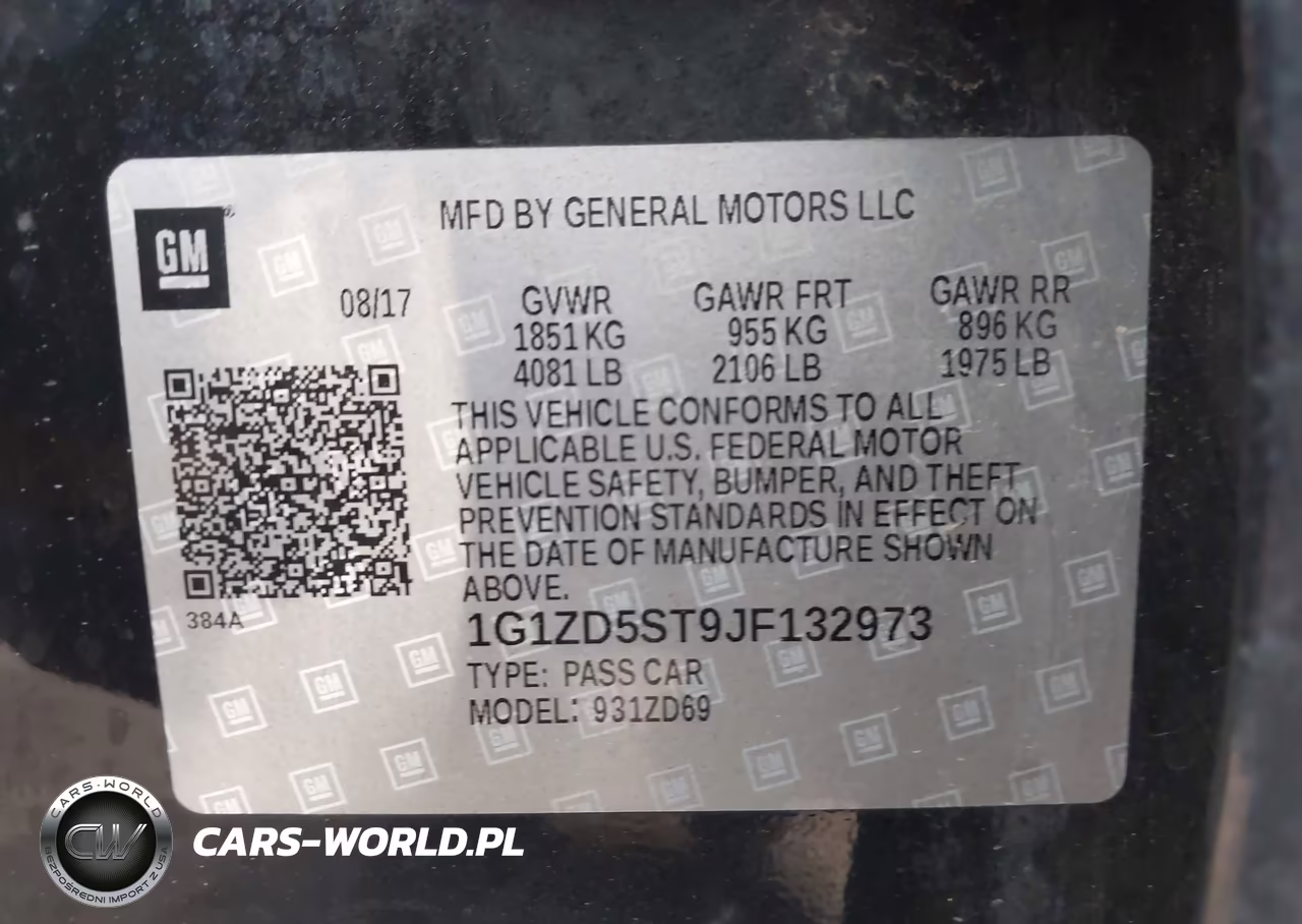 2018 Chevrolet Malibu Lt VIN:1G1ZD5ST9JF132973 - 9