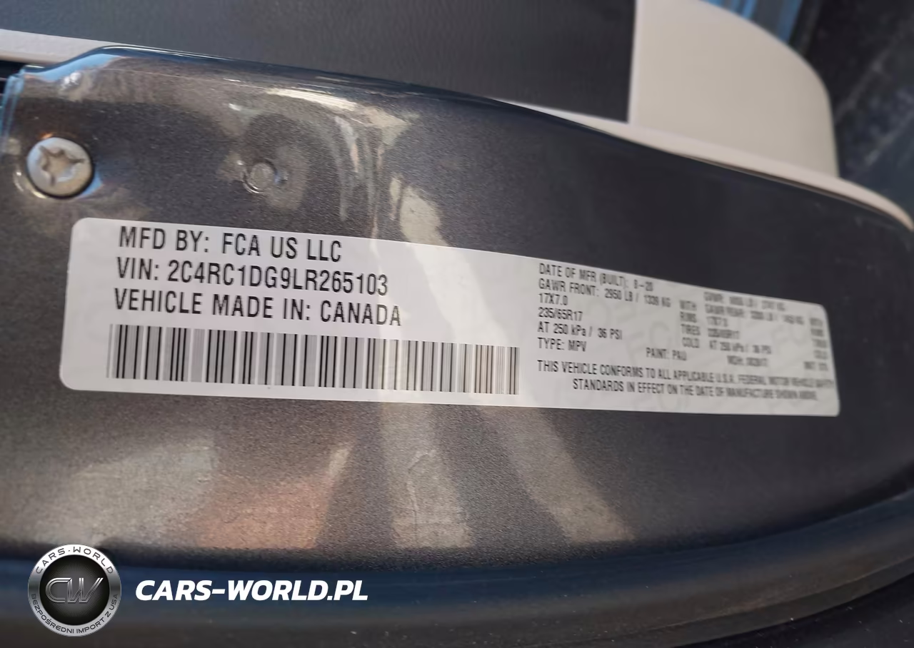 2020 Chrysler Voyager Lxi VIN:2C4RC1DG9LR265103 - 9