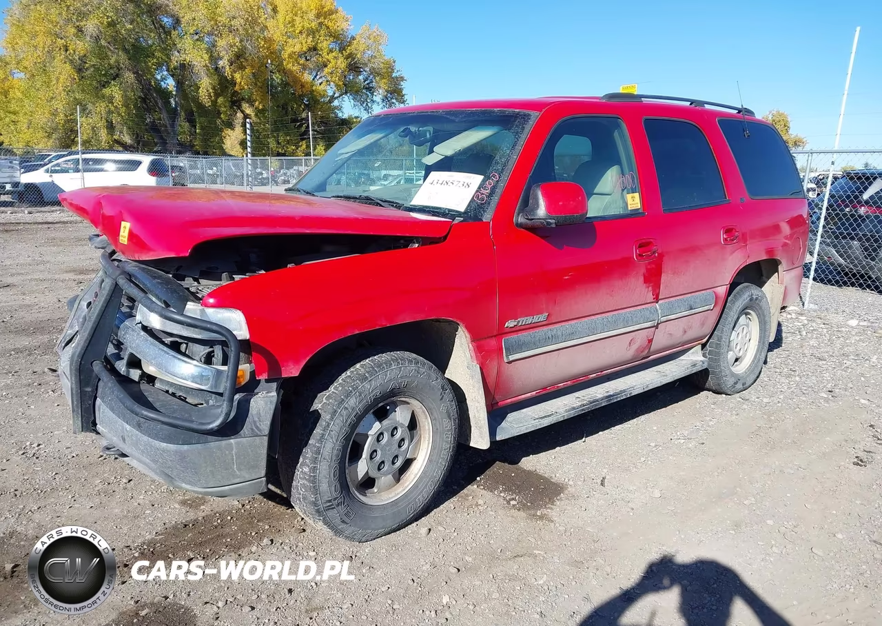 2001 Chevrolet Tahoe Lt VIN:1GNEK13T71R127568 - 2