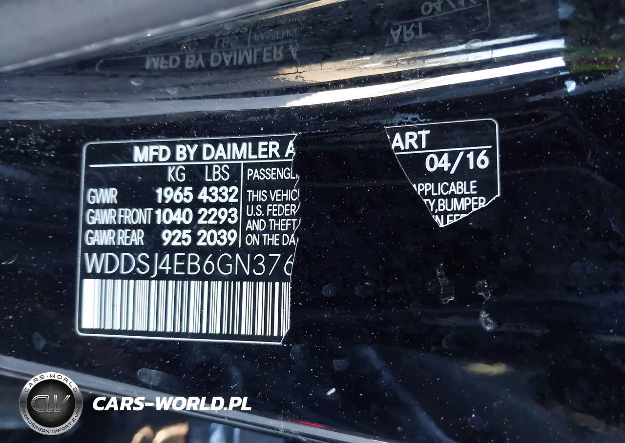 2016 Mercedes-Benz Cla 250 VIN:WDDSJ4EB6GN376485 - 9
