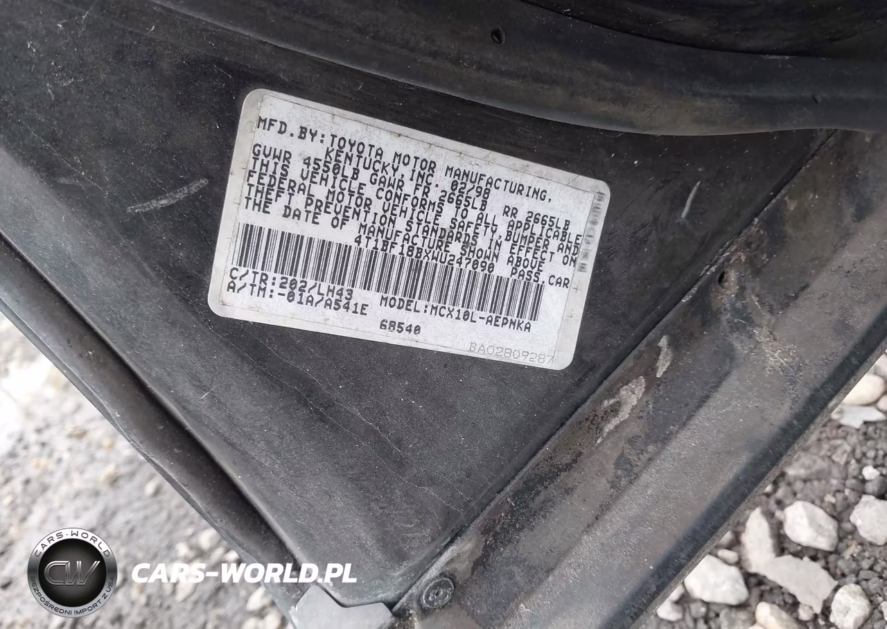 1998 Toyota Avalon Xl VIN:4T1BF18BXWU247090 - 9
