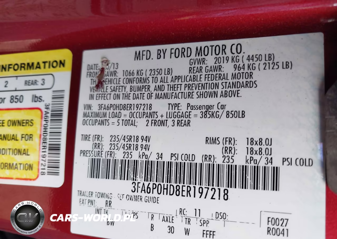 2014 Ford Fusion Se VIN:3FA6P0HD8ER197218 - 9