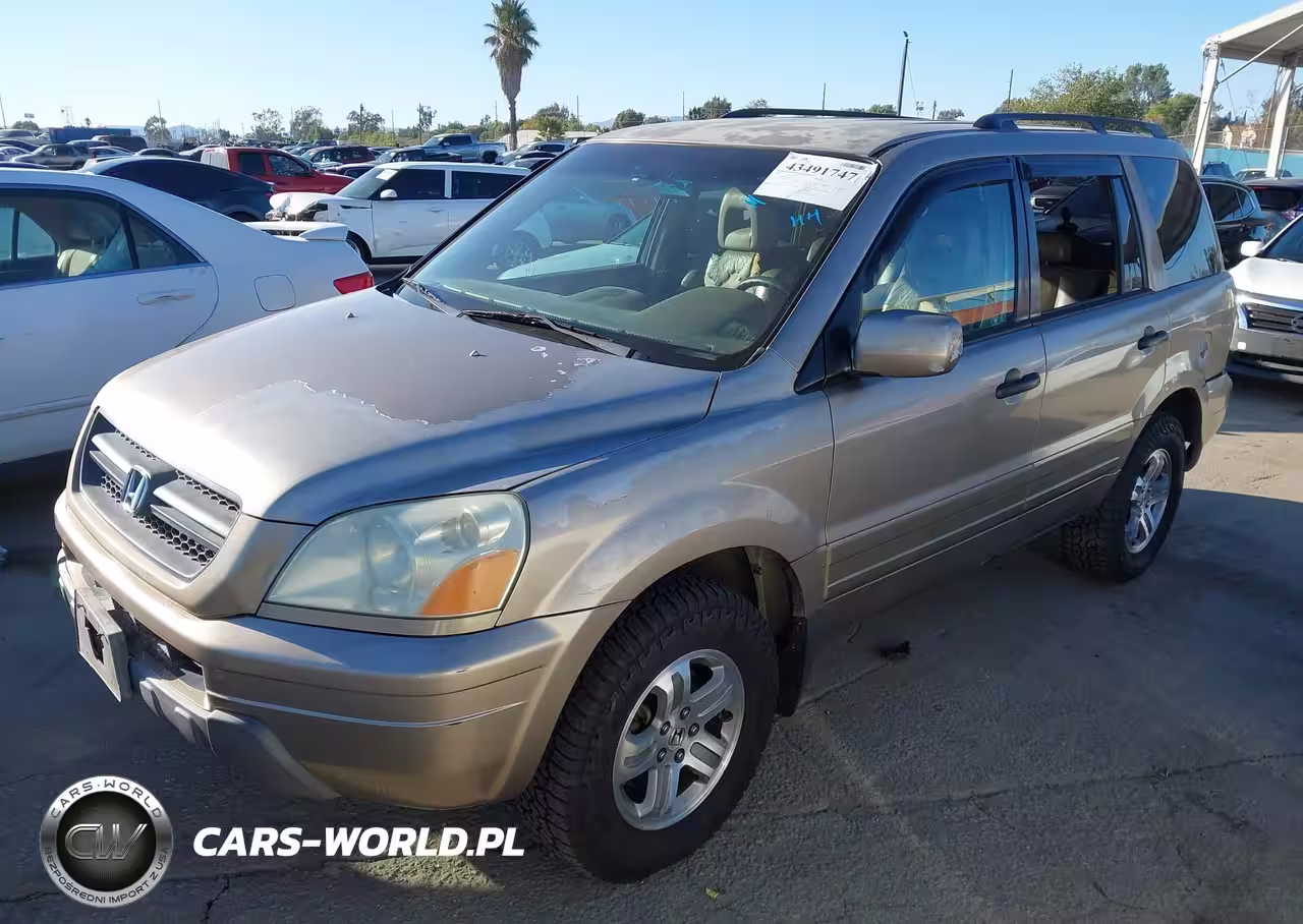 2003 Honda Pilot Ex-L VIN:2HKYF18623H593271 - 2
