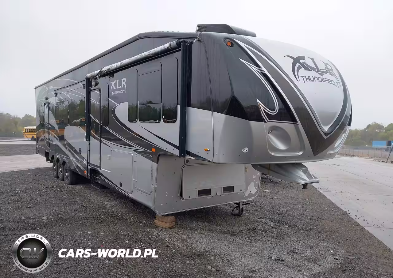 2012 Forest River Slr Thunderbolt 40X12 5Th Whl Toy Hauler Travel Trailer