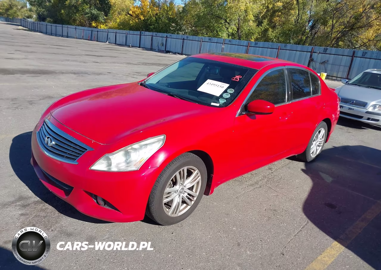 2010 Infiniti G37X VIN:JN1CV6ARXAM458270 - 2