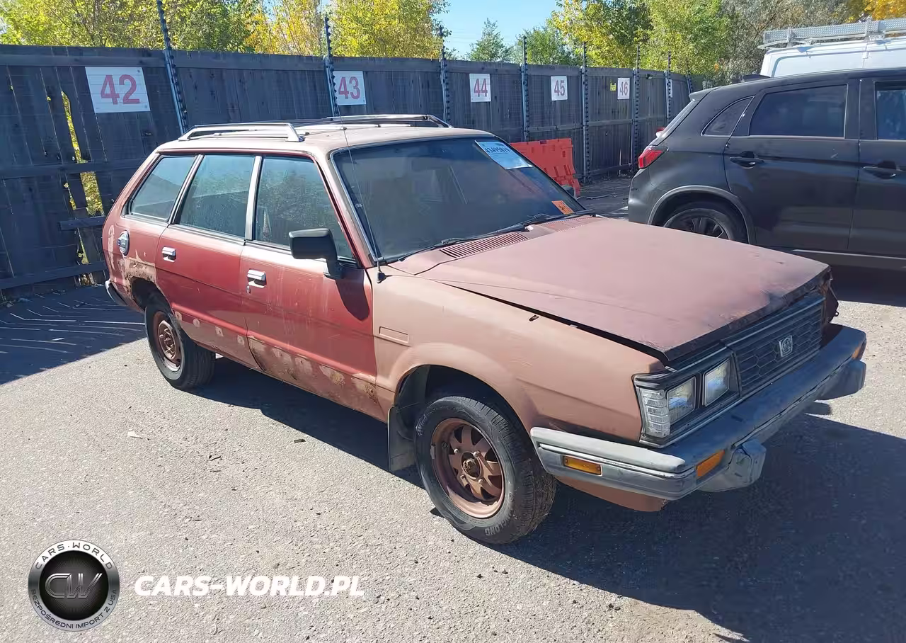 1984 Subaru Gl 4Wd