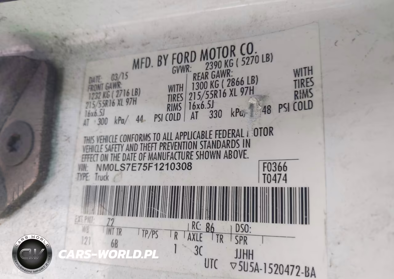 2015 Ford Transit Connect Xl VIN:NM0LS7E75F1210308 - 9