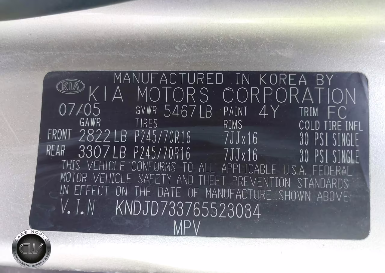 2006 Kia Sorento Ex-Lx VIN:KNDJD733765523034 - 9