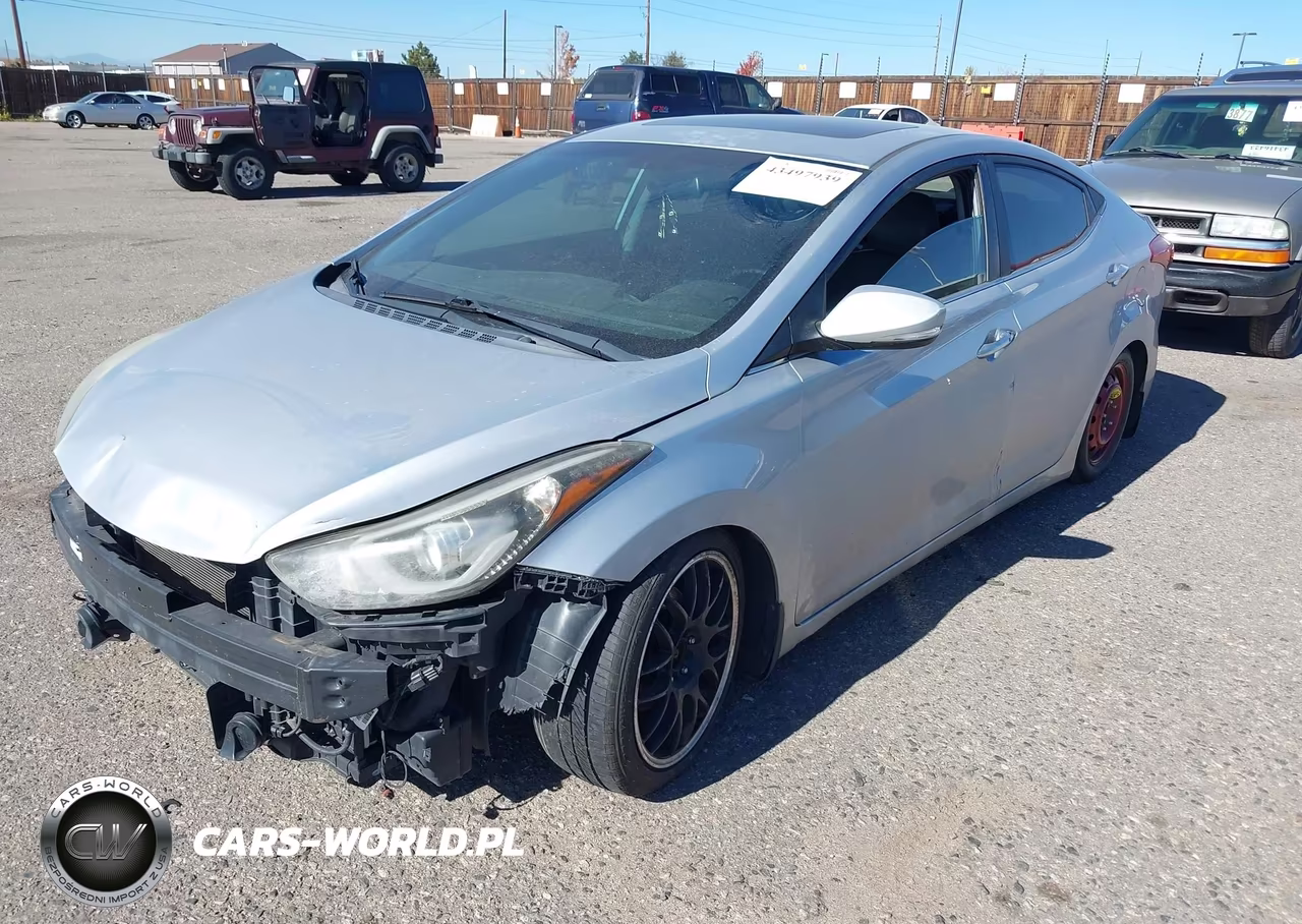 2014 Hyundai Elantra Limited VIN:5NPDH4AE6EH503117 - 2