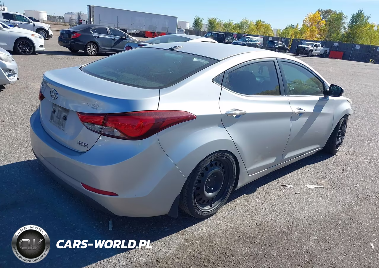2014 Hyundai Elantra Limited VIN:5NPDH4AE6EH503117 - 4