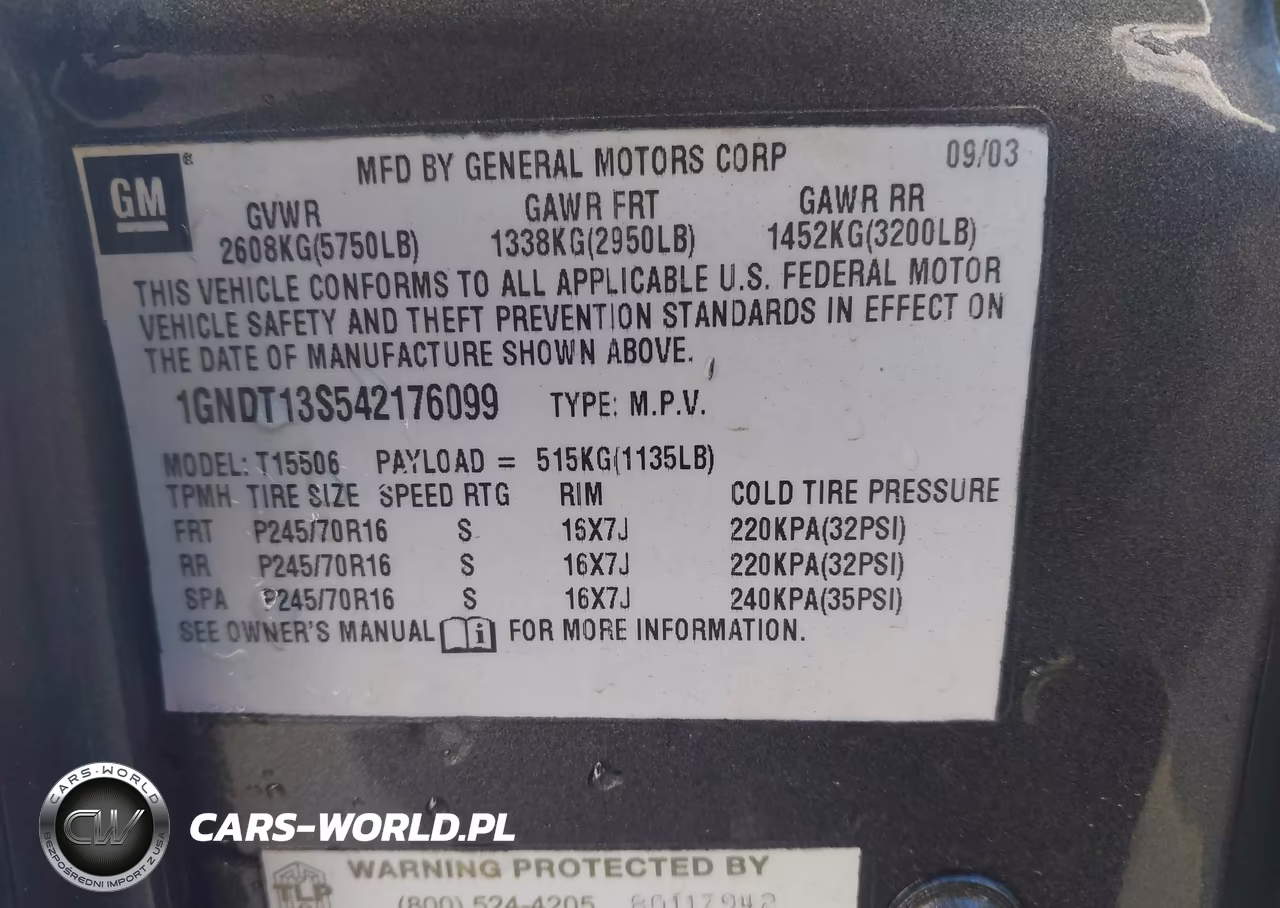 2006 Chevrolet Trailblazer Lt VIN:1GNDT13S362171499 - 9