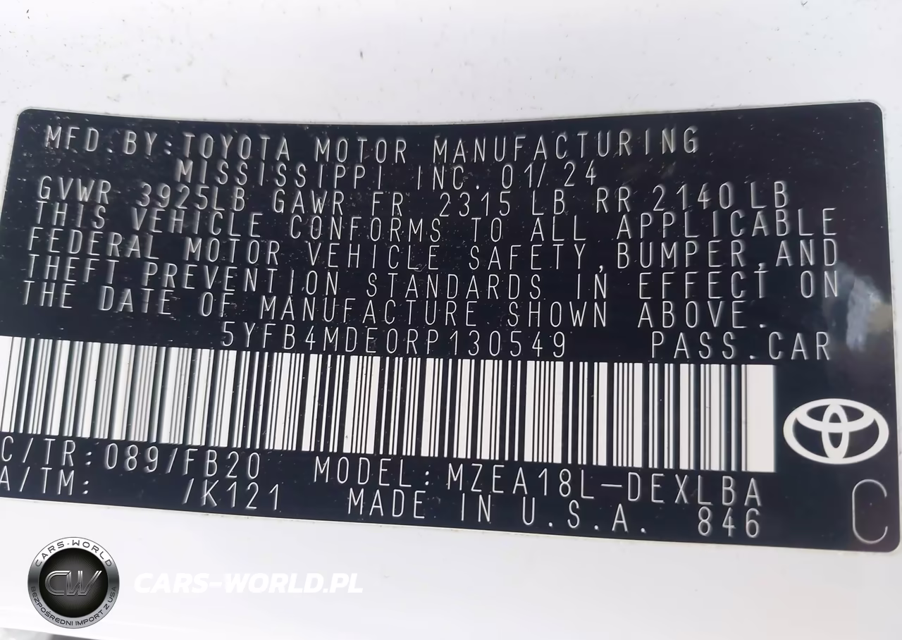 2024 Toyota Corolla Le VIN:5YFB4MDE0RP130549 - 9