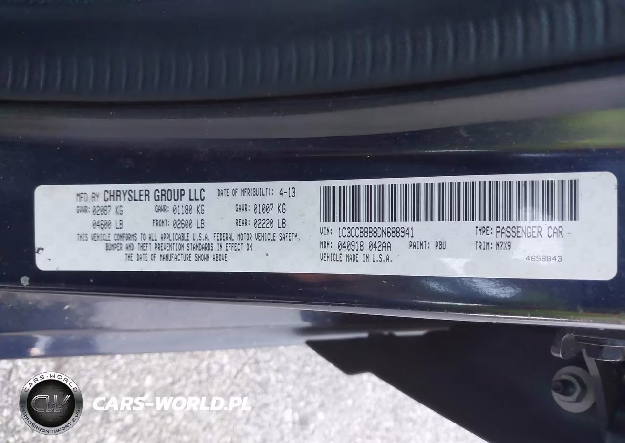 2013 Chrysler 200 Touring VIN:1C3CCBBB8DN688941 - 9
