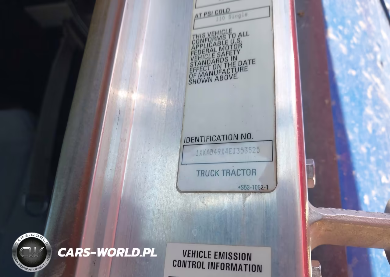 2014 Kenworth Construction T660 VIN:1XKAD49X4EJ353525 - 8