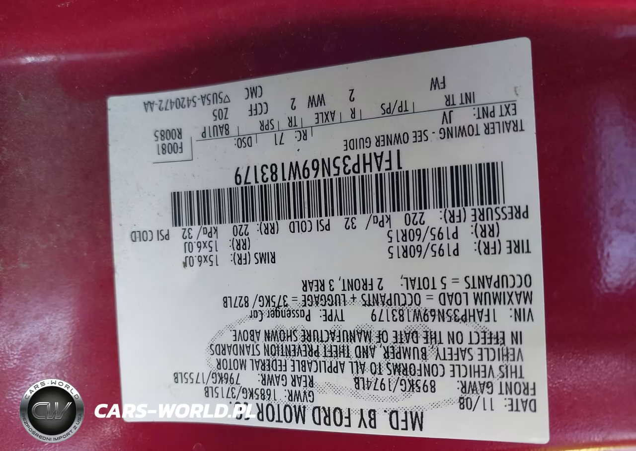 2009 Ford Focus Se VIN:1FAHP35N69W183179 - 9