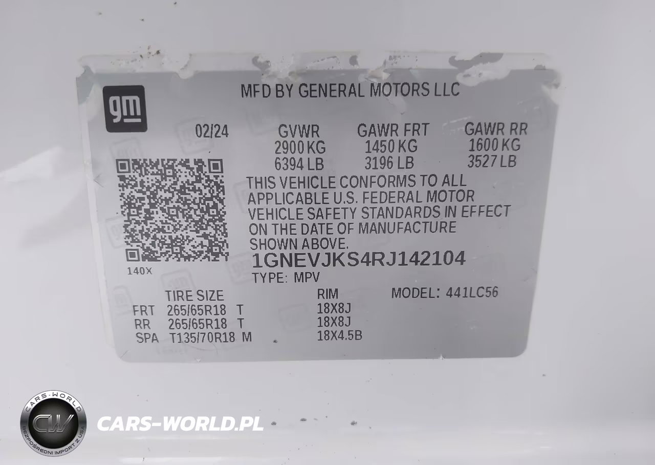 2024 Chevrolet Traverse Awd Z71 VIN:1GNEVJKS4RJ142104 - 9