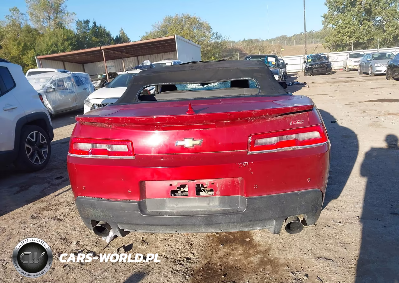 2015 Chevrolet Camaro 2Lt VIN:2G1FF3D31F9295132 - 15