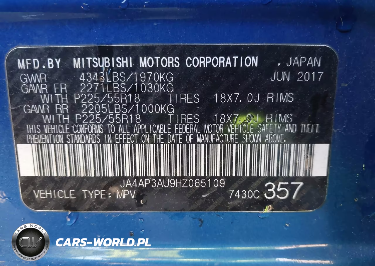 2017 Mitsubishi Outlander Sport 2.0 Es-2.0 Le VIN:JA4AP3AU9HZ065109 - 9