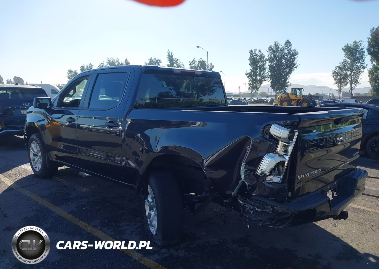 2022 Chevrolet Silverado 1500 2Wd Short Bed Custom VIN:3GCPABEK3NG592577 - 3