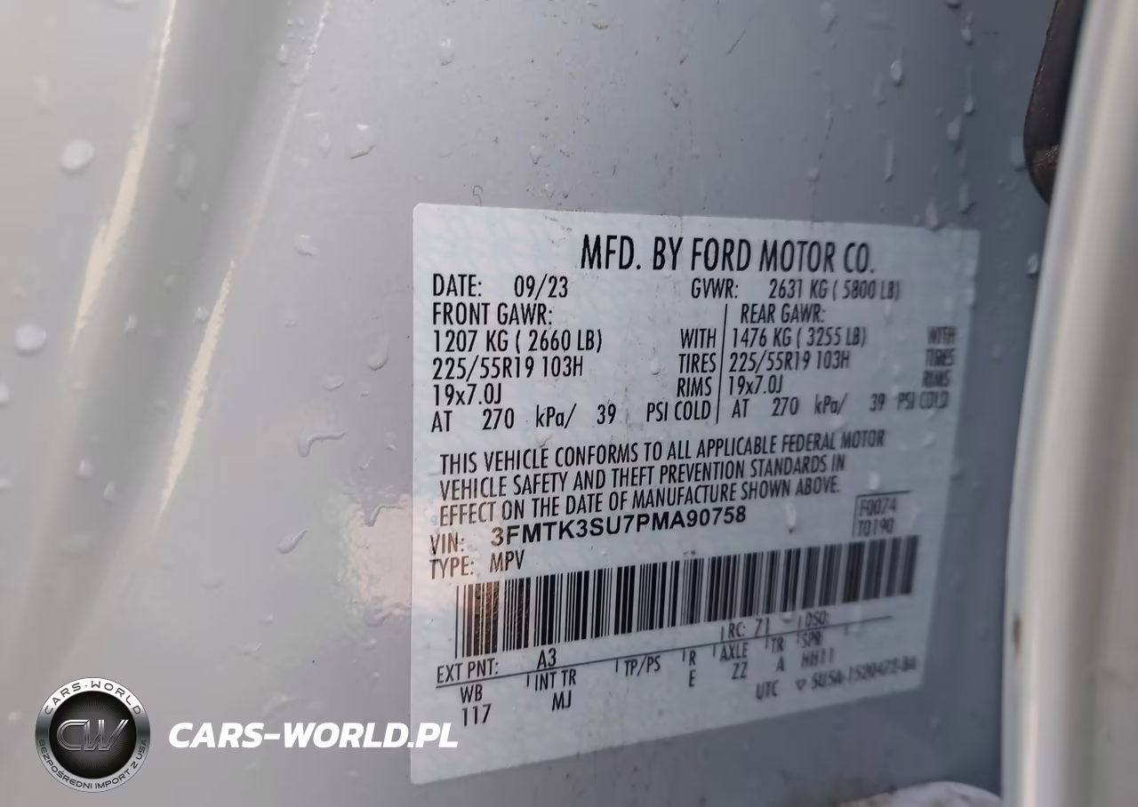 2023 Ford Mustang Mach-E Premium VIN:3FMTK3SU7PMA90758 - 9