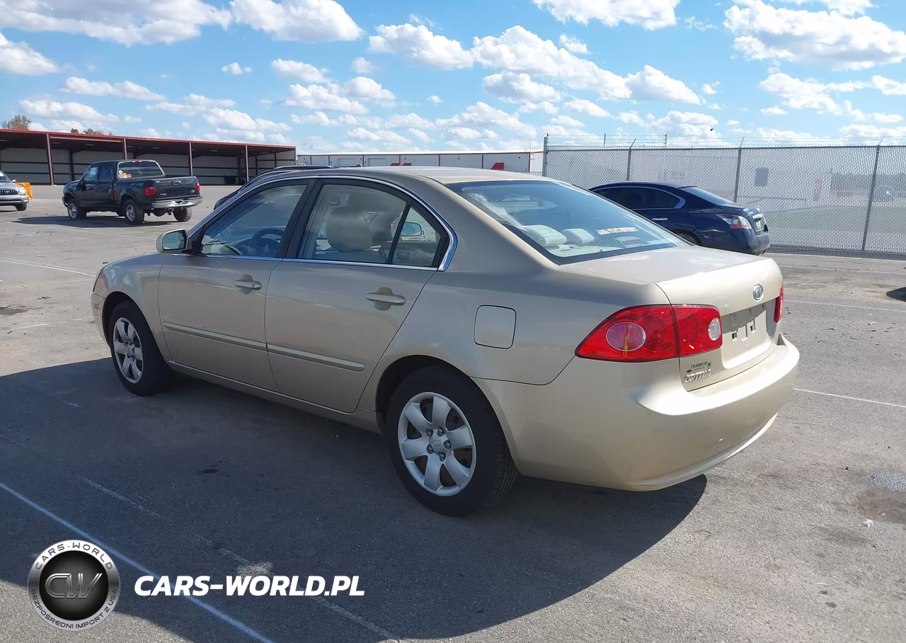 2008 Kia Optima Lx VIN:KNAGE123185196040 - 3