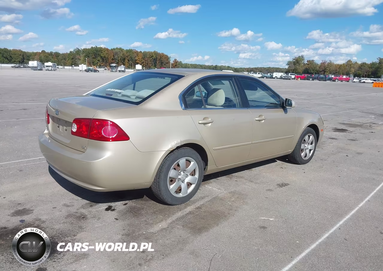 2008 Kia Optima Lx VIN:KNAGE123185196040 - 4