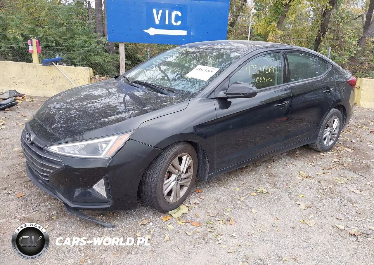 2019 Hyundai Elantra Sel VIN:5NPD84LF0KH453123 - 2
