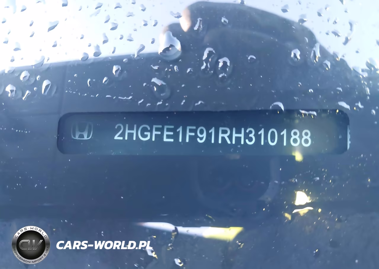2024 Honda Civic Touring VIN:2HGFE1F91RH310188 - 16