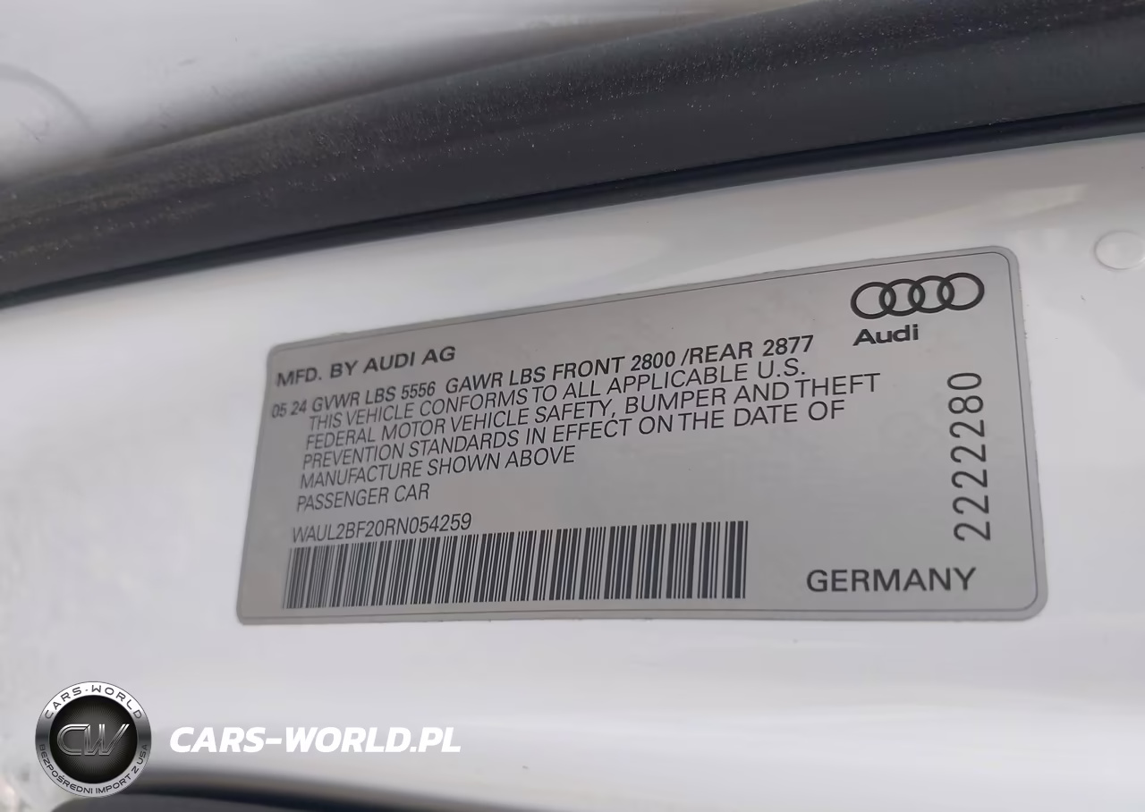 2024 Audi A6 Premium Plus 55 Tfsi Quattro S Tronic VIN:WAUL2BF20RN054259 - 9