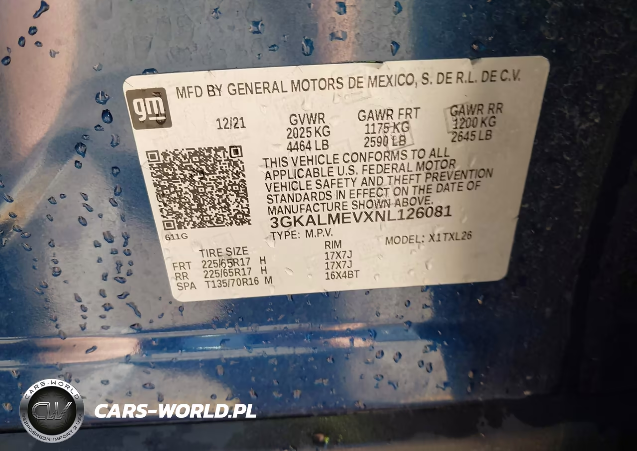 2022 GMC Terrain Fwd Sle VIN:3GKALMEVXNL126081 - 9